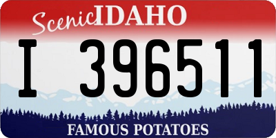 ID license plate I396511