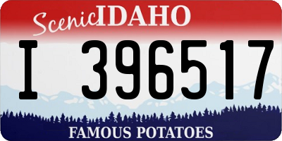 ID license plate I396517
