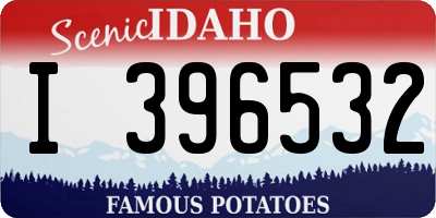 ID license plate I396532