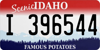 ID license plate I396544