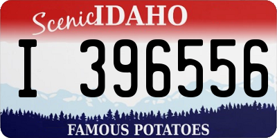ID license plate I396556