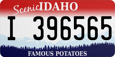 ID license plate I396565
