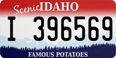 ID license plate I396569