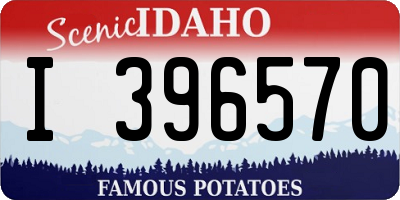 ID license plate I396570