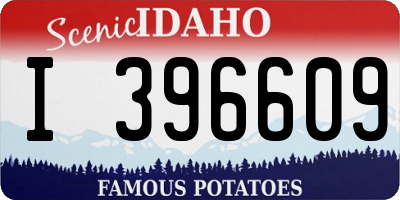 ID license plate I396609