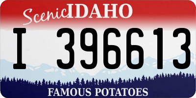 ID license plate I396613