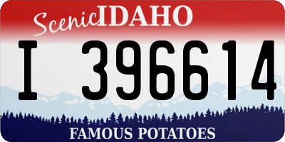 ID license plate I396614