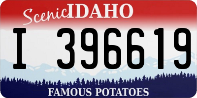 ID license plate I396619