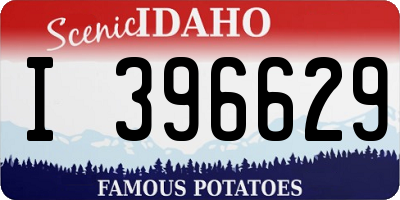 ID license plate I396629