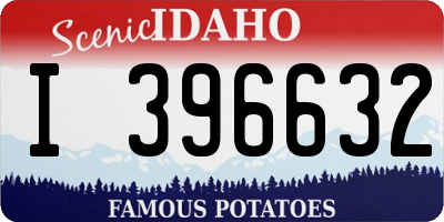 ID license plate I396632
