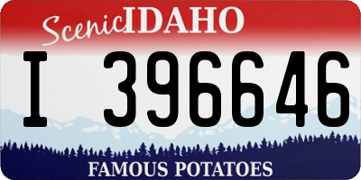 ID license plate I396646