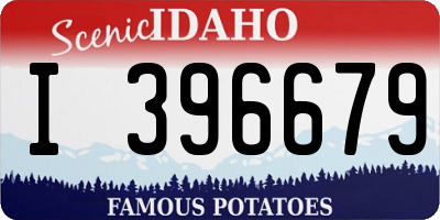 ID license plate I396679
