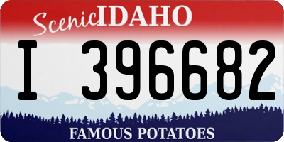 ID license plate I396682