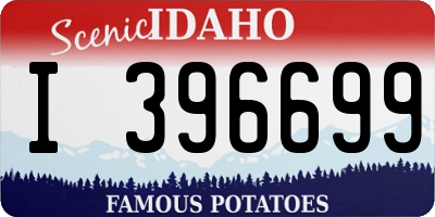 ID license plate I396699