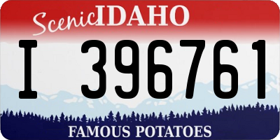 ID license plate I396761