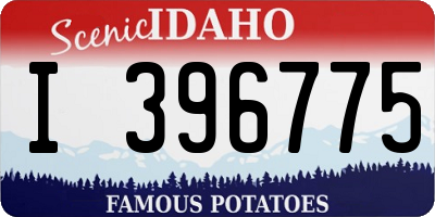 ID license plate I396775