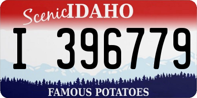 ID license plate I396779