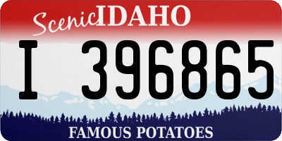 ID license plate I396865