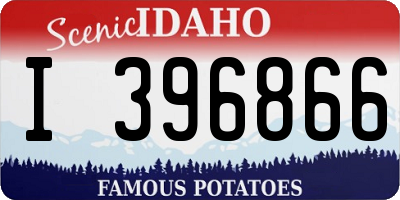 ID license plate I396866