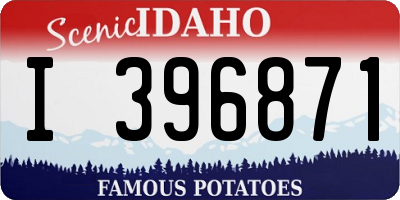 ID license plate I396871