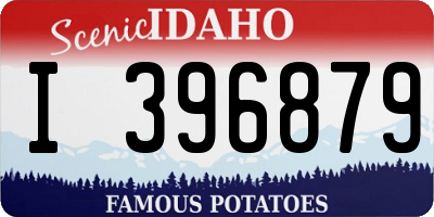 ID license plate I396879