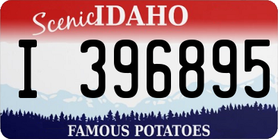 ID license plate I396895