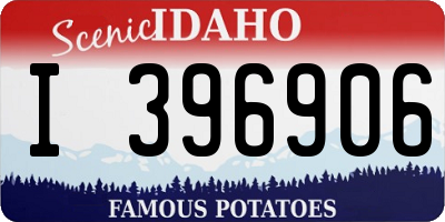 ID license plate I396906