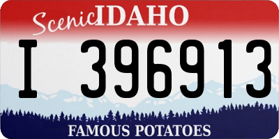 ID license plate I396913
