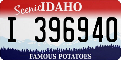 ID license plate I396940