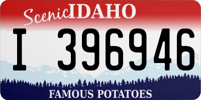 ID license plate I396946