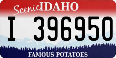 ID license plate I396950