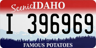 ID license plate I396969
