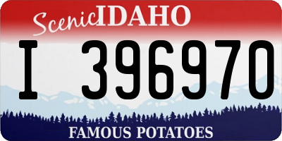 ID license plate I396970