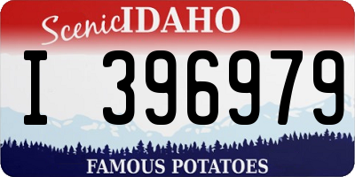 ID license plate I396979