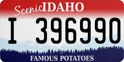 ID license plate I396990