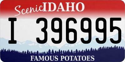 ID license plate I396995