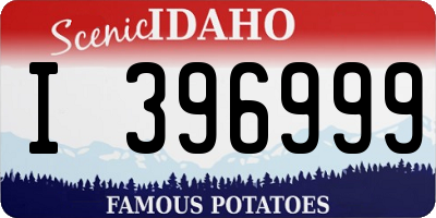 ID license plate I396999