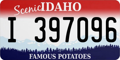 ID license plate I397096