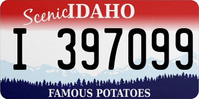 ID license plate I397099