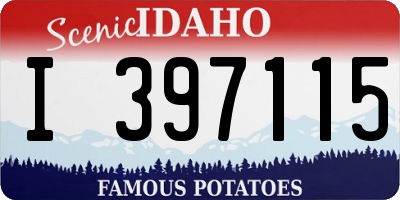 ID license plate I397115