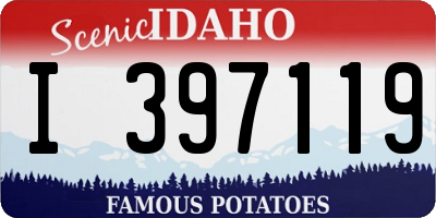 ID license plate I397119