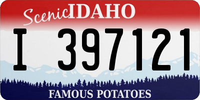 ID license plate I397121
