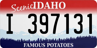 ID license plate I397131