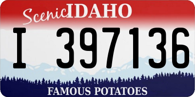ID license plate I397136