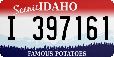 ID license plate I397161