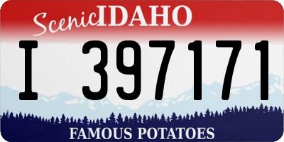 ID license plate I397171