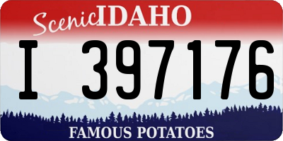 ID license plate I397176