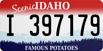 ID license plate I397179