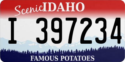 ID license plate I397234