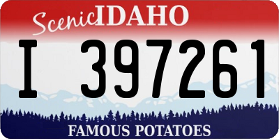 ID license plate I397261